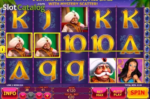 Скрин8. Sultan's Gold слот