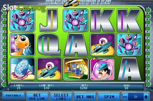 Скрин2. Alien Hunter (Playtech) слот