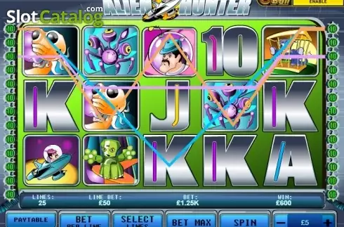 Скрин3. Alien Hunter (Playtech) слот