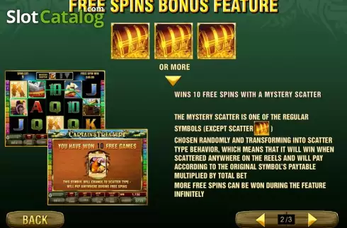 Скрин4. Captain's Treasure Pro слот