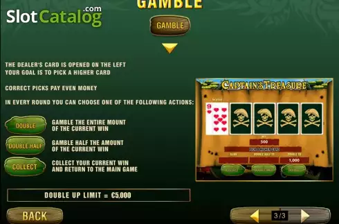 Скрин5. Captain's Treasure Pro слот