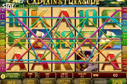 Скрин7. Captain's Treasure Pro слот