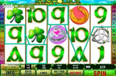 Скрин7. Irish Luck (Playtech) слот