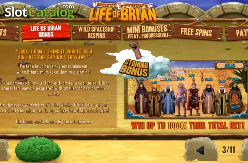Скрин4. Life of Brian слот