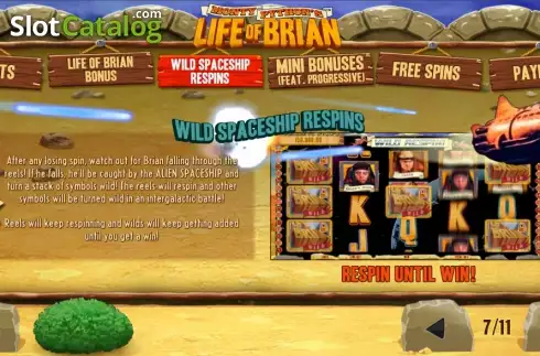 Скрин8. Life of Brian слот