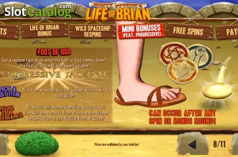 Скрин9. Life of Brian слот