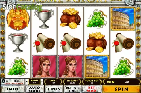 Скрин5. Rome Glory слот