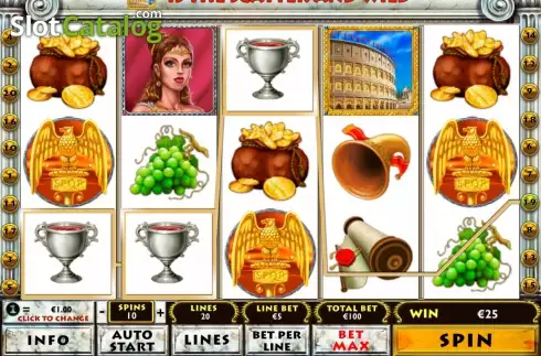 Скрин7. Rome Glory слот