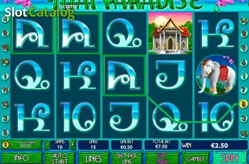 Скрин7. Thai Paradise (Playtech) слот