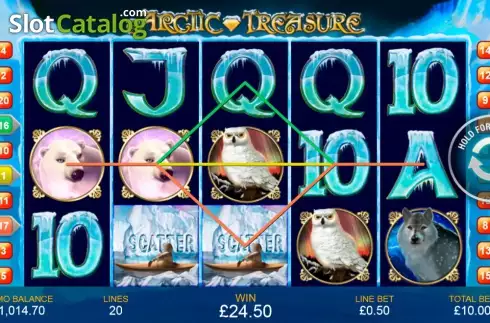 Скрин9. Arctic Treasure слот