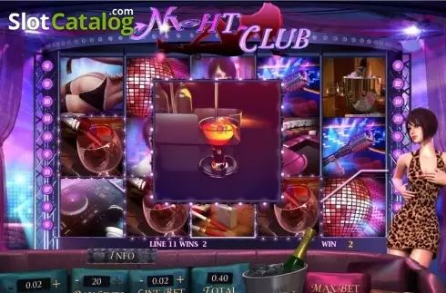 Скрин3. Club Night слот