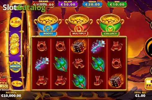 Скрин3. Gold Trio: Lil' Demon слот