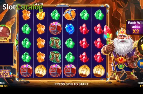 Скрин2. Mystic Mines слот