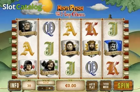 Скрин2. Monty Python and the Holy Grail слот