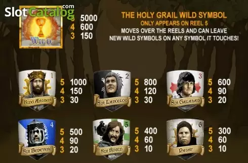 Скрин7. Monty Python and the Holy Grail слот