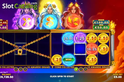 Скрин3. Age of the Gods: Gold Trio слот