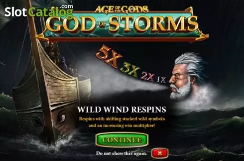 Скрин2. Age of the Gods God of Storms слот