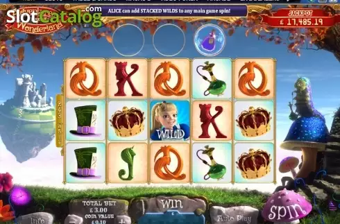 Скрин3. Adventures Beyond Wonderland (SUNFOX Games) слот