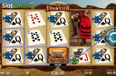 Скрин6. Heart of the Frontier слот