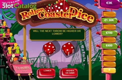 Скрин3. Roller Coaster Dice слот