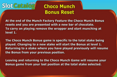 Скрин8. Choco Munch слот