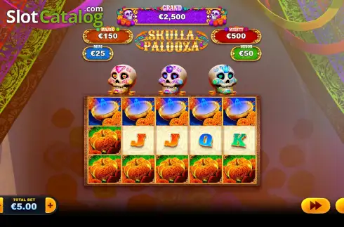 Скрин2. Skullapalooza слот