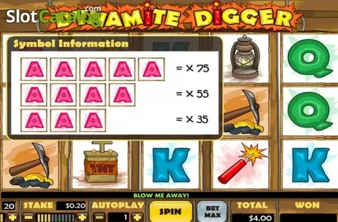 Скрин5. Dynamite Digger слот