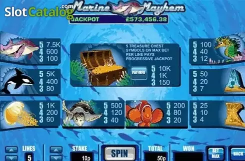Скрин2. Marine Mayhem Mini слот