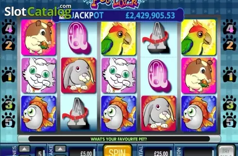 Скрин3. Pet Luck слот