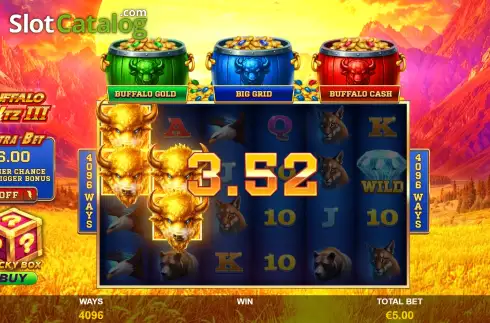 Скрин3. Buffalo Blitz 3 слот