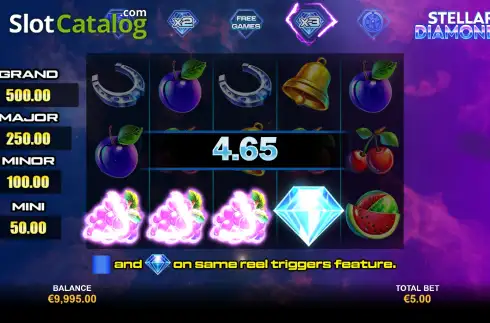 Скрин3. Stellar Diamonds слот