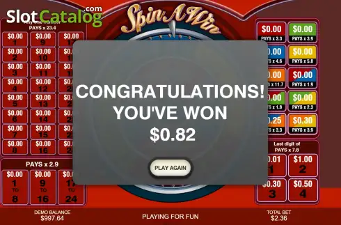 Скрин3. Spin Till You Win Roulette слот