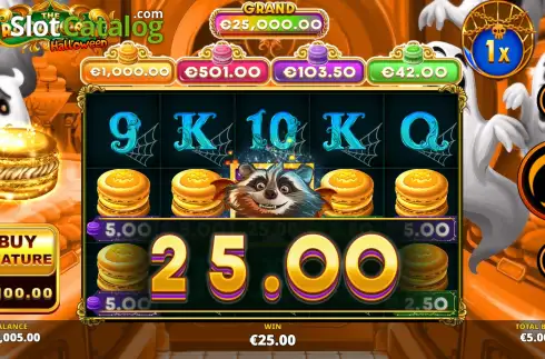 Скрин3. The Racaroon Halloween слот