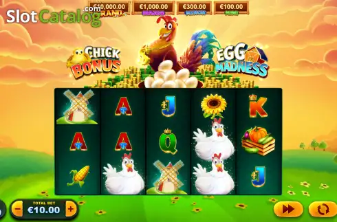 Скрин2. Rooster's Farm Riches слот