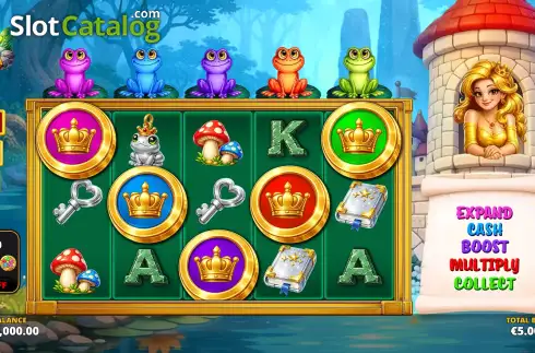 Скрин2. 5 Boom: Frog Frenzy слот