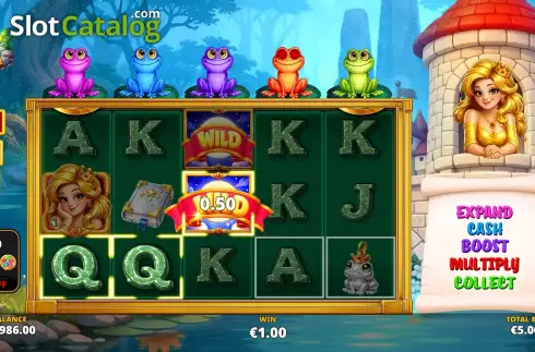 Скрин3. 5 Boom: Frog Frenzy слот