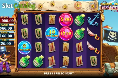 Скрин2. CollectOrbs: Fox's Trail слот