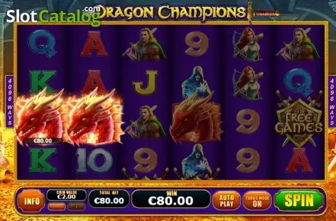 Скрин3. Dragon Champions слот
