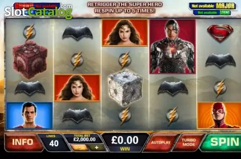 Скрин2. Justice League (Playtech) слот