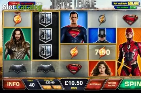 Скрин3. Justice League (Playtech) слот
