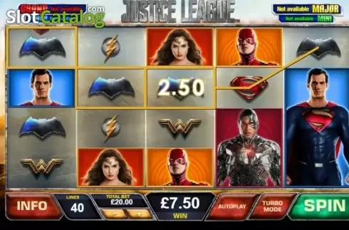 Скрин4. Justice League (Playtech) слот
