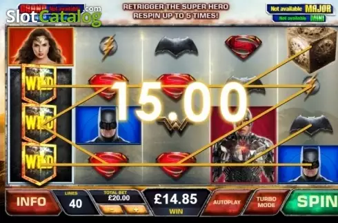 Скрин5. Justice League (Playtech) слот