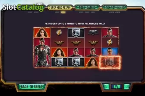 Скрин9. Justice League (Playtech) слот