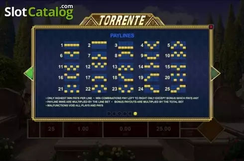 Скрин7. Torrente слот