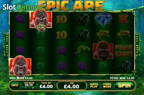 Скрин3. Epic Ape слот