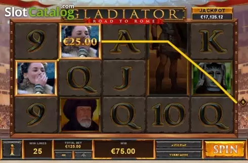 Скрин5. Gladiator Road to Rome слот