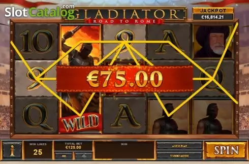 Скрин6. Gladiator Road to Rome слот