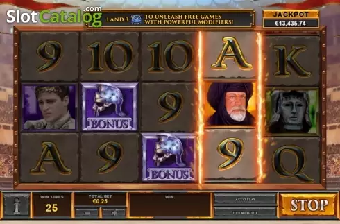 Скрин7. Gladiator Road to Rome слот
