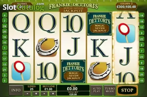 Скрин6. Frankie Dettori's Magic Seven Jackpot слот