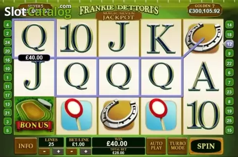 Скрин3. Frankie Dettori's Magic Seven Jackpot слот